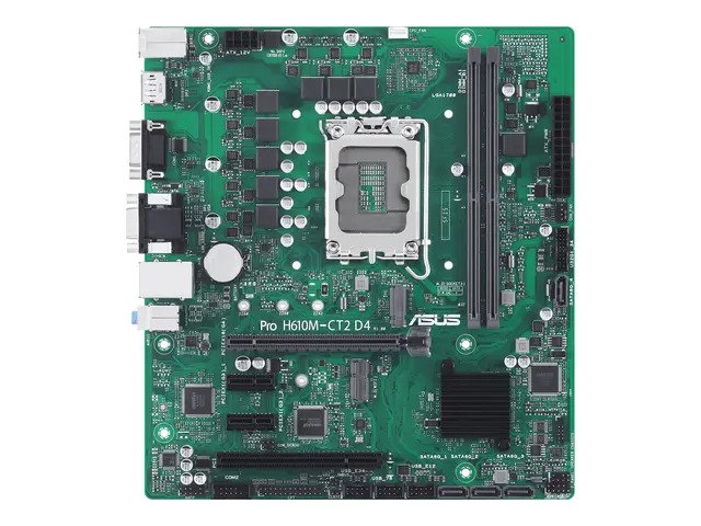ASUS PRO H610M-CT2 D4-CSM - Hovedkort micro ATX LGA1700-sokkel H61...