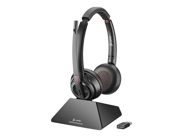 Poly Savi 8220 - 8200 series hodesett on-ear DECT / Bluetooth tråd...