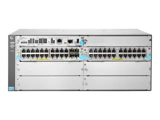 HPE Aruba 5406R 44GT PoE+ / 4SFP+ (No PSU) v3 zl2 Switch - Styrt - 44 x 10/100/1000 (PoE+) + 4 x 1 Gigabit / 10 Gigabit SFP+ - rackmonterbar - PoE+