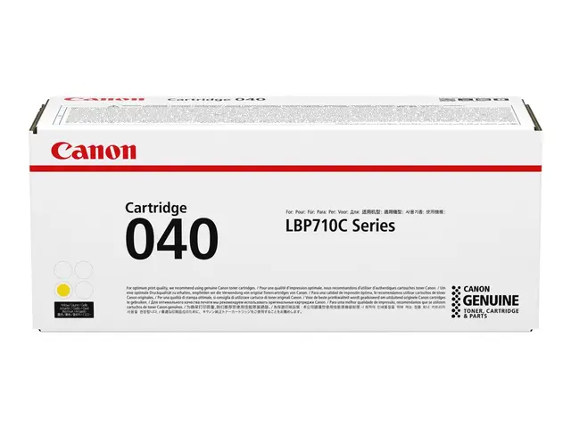 Canon 040 - Gul - original - tonerpatron - for imageCLASS LBP712Cdn