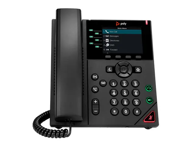 HP Poly VVX 350 - VoIP-telefon treveis anropskapasitet SIP, SDP 6-...