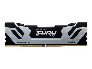 Kingston FURY Renegade - DDR5 - sett - 48 GB: 2 x 24 GB DIMM 288-pin - 8000 MT/s / PC5-64000 - CL38 - 1.4 V - klokkete ubufferte - on-die ECC - sølv, svart