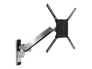 Ergotron Interactive Arm VHD - Monteringssett (leddarm, VESA-adapter, veggmonteringsbrakett) Konstant kraftteknologi - for LCD-skjerm - aluminium - sort trim, polert aluminium - skjermst&#248;rrelse: 40&quot;-63&quot;