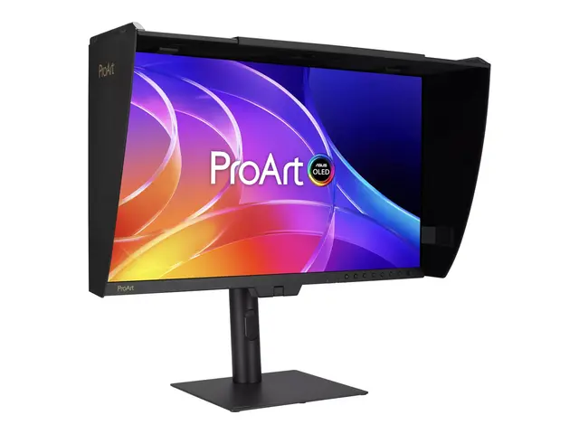 ASUS ProArt PA32USD - OLED-skjerm - 32" (31.5" synlig) 3840 x 2160 4K UHD (2160p) @ 240 Hz - 1000 cd/m² - 1500000:1 - DisplayHDR 400 True Black - 0.1 ms - 2xThunderbolt 4, HDMI, DisplayPort, 12G-SDI - høyttalere - svart 