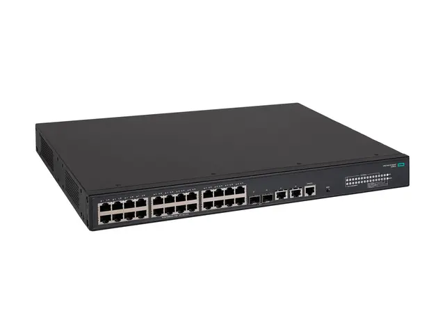 HPE FlexNetwork 5140 24G PoE+ 2SFP+ 2XGT EI - Switch - L3 - smart ...