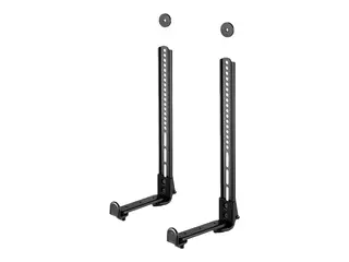 Neomounts AWL29-650BL1 - Monteringssett (universalmontering) for soundbar - svart - over skjerm, under skjerm