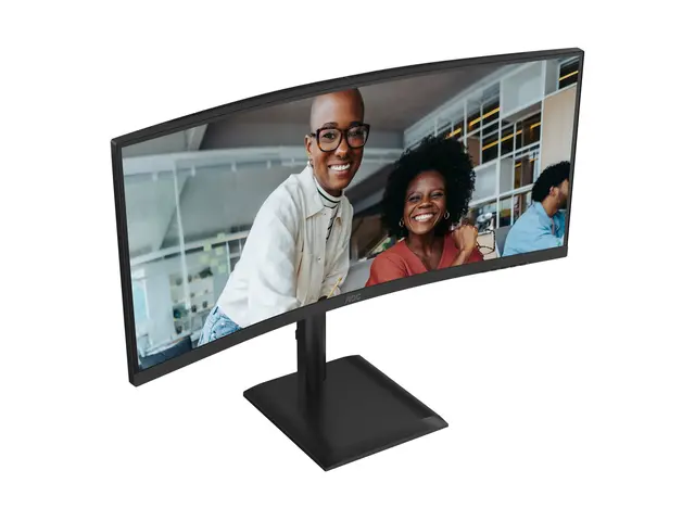AOC CU34E4CV - LED-skjerm kurvet USB 34" 3440 x 1440 UWQHD @ 120 H...