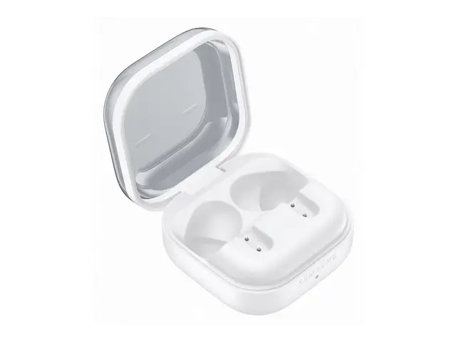 Samsung Galaxy Buds4 Pro - True wireless-hodetelefoner med mikrofon i øret - Bluetooth - aktiv støydemping - hvit 