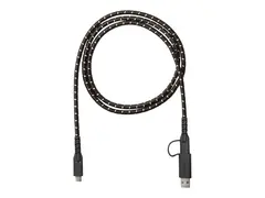 Fairphone - USB-kabel - USB-type A, USB-C (hann) til USB-C (hann) USB 3.2 Gen 2 - 5 V - 3 A - 1.2 m - svart, gul