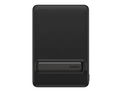 Belkin BoostCharge - Strømbank - slim, with Qi2 10000 mAh - 30 watt - Fast Charge - 2 utgangskontakter (USB-C) - på kabel: USB-C - svart