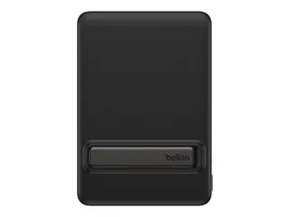 Belkin BoostCharge - Strømbank - slim, with Qi2 10000 mAh - 30 watt - Fast Charge - 2 utgangskontakter (USB-C) - på kabel: USB-C - svart