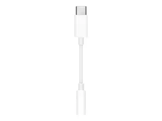 Apple - USB-C til hodetelefons-jakkadapter 24 pin USB-C hann til mini-phone stereo 3.5 mm hunn