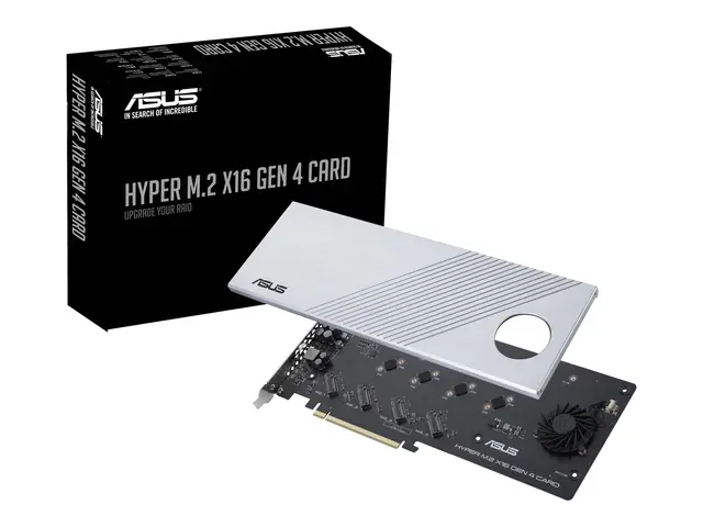 ASUS HYPER M.2 X16 GEN 4 CARD - Grensesnittsadapter Expansion Slot...