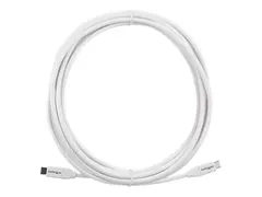 STARTECH.COM USB C to USB C Cable - 13 ft / 4m - 5A PD - M/M - White - USB 2.0