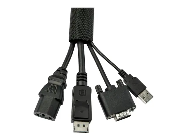 StarTech.com 15' (4.6m) Cable Management Sleeve, Flexible Coiled C...