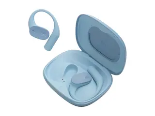 JBL Sense Lite - True wireless-hodetelefoner med mikrofon åpent øre - over-øret-montering - Bluetooth - blå