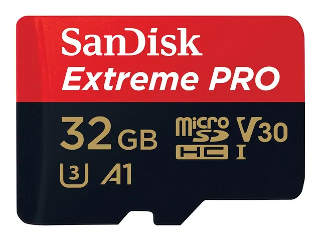 SanDisk Extreme Pro - Flashminnekort (microSDXC til SD-adapter ink...