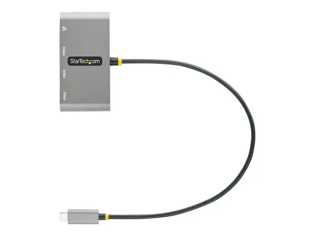 StarTech.com 3-Port USB-C Hub with Ethernet, 3x USB-A Ports, Gigab...