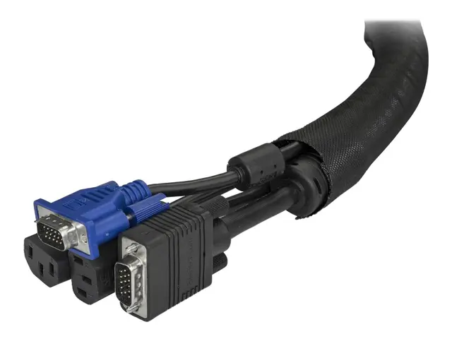 StarTech.com 6.5' (2m) Cable Management Sleeve, Flexible Coiled Wr...