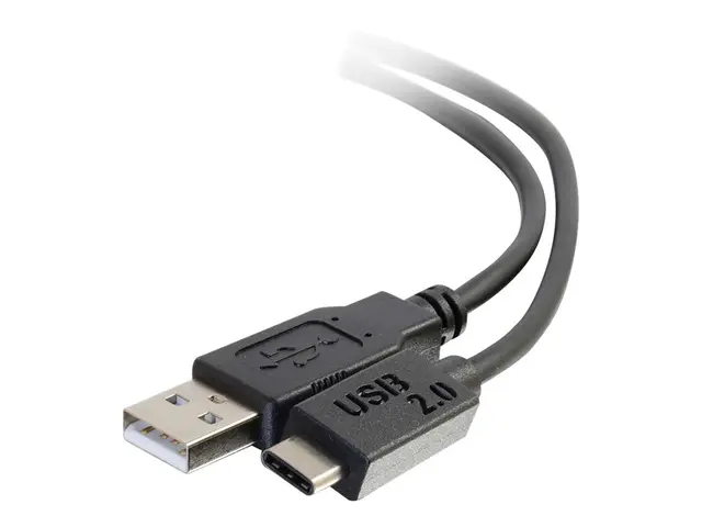 C2G 1m USB 2.0 Type C to A Cable M/M - Black USB-kabel (hann) til ...