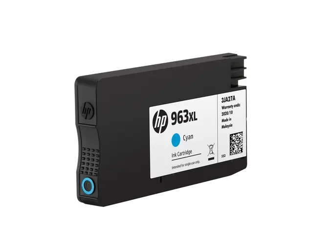 HP 963XL - 22.77 ml Høy ytelse cyan original blekkpatron for Offic...