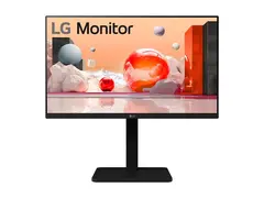 LG 24BA450-B - LED-skjerm - 24&quot; (23.8&quot; synlig) 1920 x 1080 Full HD (1080p) @ 100 Hz - IPS - 250 cd/m&#178; - 1300:1 - 5 ms - HDMI, VGA, DisplayPort - h&#248;yttalere