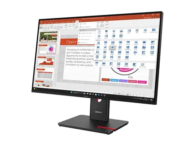 Lenovo ThinkVision T27-40 - LED-skjerm 27" 1920 x 1080 Full HD (10...