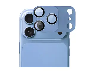 Screenor Vizor+ - Linsebeskytter for mobiltelefon magnetisk - blå - for Apple iPhone 18 Pro Max