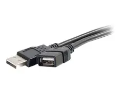 C2G 9.8ft USB Extension Cable - USB A to USB A Extension Cable USB 2.0 - M/F - USB-kabel - USB (hann) til USB (hunn) - 3 m - svart