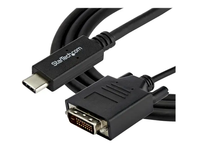 StarTech.com 3.3 ft / 1 m USB-C to DVI Cable - USB Type-C Video Ad...
