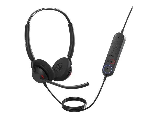 Jabra Engage 40 Stereo - Hodesett on-ear kablet USB-A lydisolerend...
