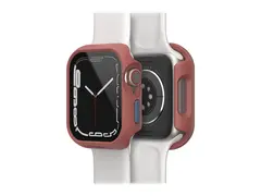 OtterBox Eclipse - Beskyttende deksel frontdeksel for smartarm&#229;ndsur med skjermbeskyttelse - mursteinsr&#248;d - for Apple Watch Herm&#232;s Series 7, Herm&#232;s Series 9, Nike Series 7, Series 7, Series 8, Series 9