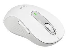 Logitech Signature M650 - Mus - optisk 5 knapper - trådløs - 2.4 GHz, Bluetooth - Logitech Logi Bolt USB-mottaker - elfenbenshvit