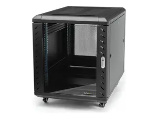STARTECH 15U SERVER RACK CABINET INCLUDES CASTERS LEVELING FEET