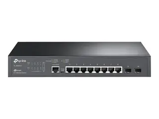TP-Link JetStream TL-SG3210 V3.6 Switch - L2+ - Styrt - 8 x 10/100/1000 + 2 x Gigabit SFP - rackmonterbar