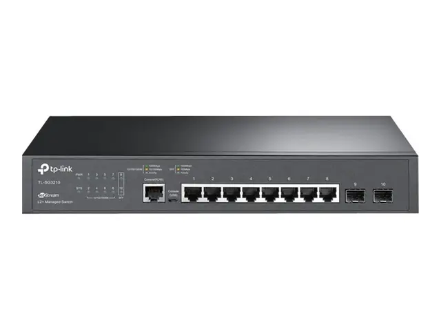 TP-Link JetStream TL-SG3210 V3.6 - Switch L2+ Styrt 8 x 10/100/100...