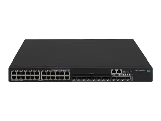 HPE FlexNetwork 5140 HI - Switch - 1-spors L3 - Styrt - 24 x 10/100/1000 + 8 x kombo-Gigabit SFP + 4 x 10 Gigabit Ethernet / 1 Gigabit Ethernet SFP+ - luftflyt fra side til bakside - rackmonterbar