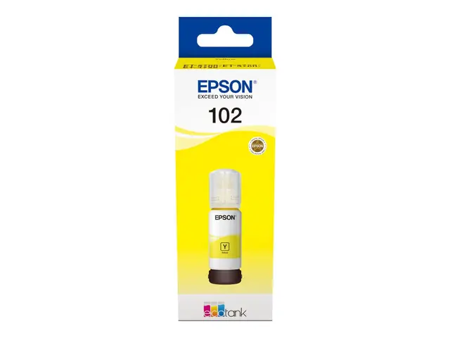 Epson 102 - 70 ml gul original blekkbeholder for EcoTank ET-15000,...