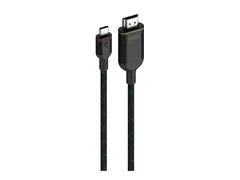 Unisynk - Adapterkabel - 24 pin USB-C hann til HDMI hann 1.5 m - dobbeltisolert - 4K 60Hz st&#248;tte