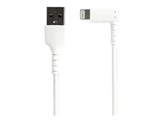 STARTECH.COM 1m / 3.3ft Angled Lightning to USB Cable - Heavy Duty MFI