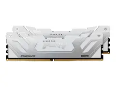 Kingston FURY Renegade - DDR5 - sett 48 GB: 2 x 24 GB - DIMM 288-pin - 8800 MT/s / PC5-70400 - CL42 - 1.4 V - klokkete ubufferte - on-die ECC - hvitt og sølv