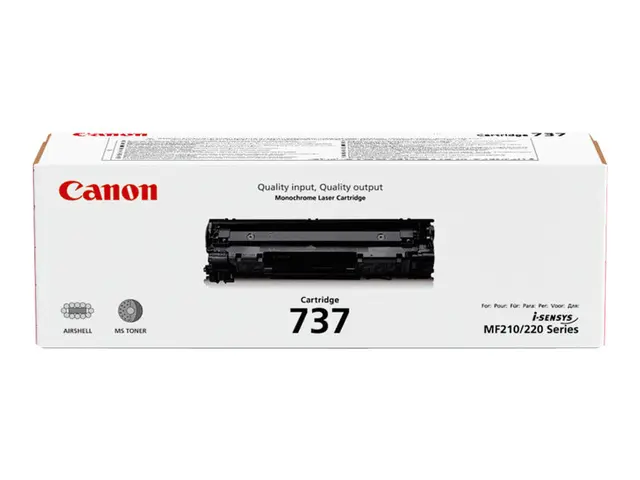 Canon 737 - Svart - original - tonerpatron - for i-SENSYS LBP151, ...