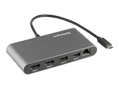 STARTECH.COM Thunderbolt 3 Mini Dock - Portable TB3 docking station with dual m