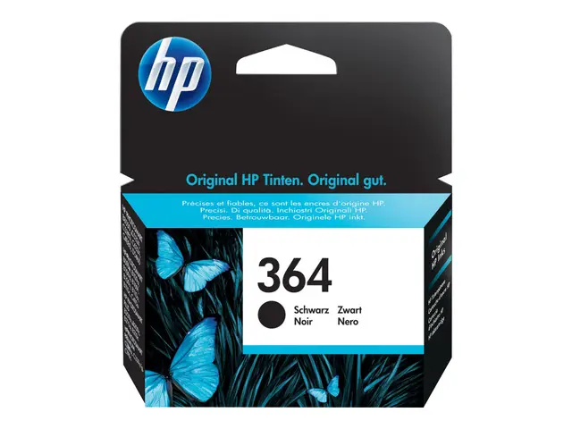 HP 364 - Svart original blekkpatron for Deskjet 35XX; Photosmart 5...