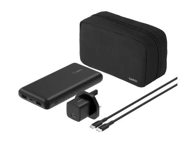 Belkin BoostCharge - Strømbank + AC-strømadapter 20000 mAh PD 3 ut...