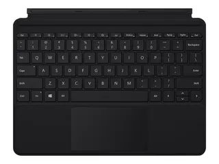 Microsoft Surface Go Type Cover Tastatur - med styrepute, akselerometer - bakbelysning - Nordisk - svart - kommersiell - for Surface Go, Go 2, Go 3