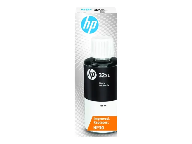 HP 32XL - 135 ml høykapasitets svart original blekkrefill for Smar...