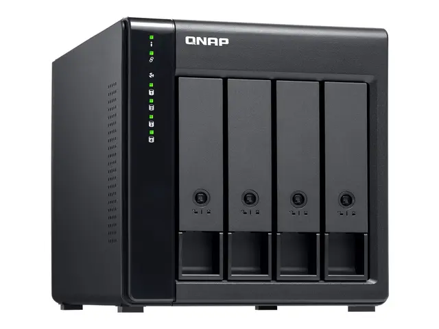 QNAP TL-D400S - Harddiskarray - 4 brønner (SATA-600) - SATA 6Gb/s ...