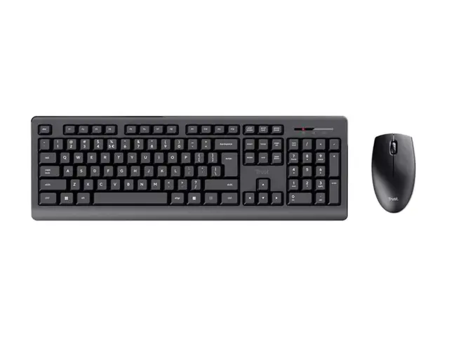 Trust Primo - Tastatur- og mussett 100% full size trådløs QWERTY N...