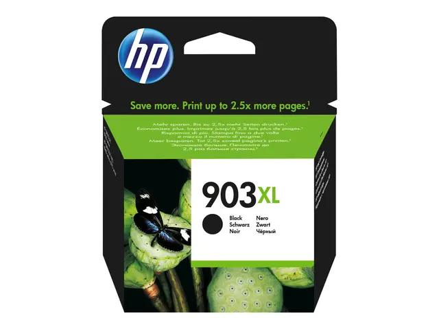 HP 903XL - 20 ml Høy ytelse svart original blister blekkpatron for...